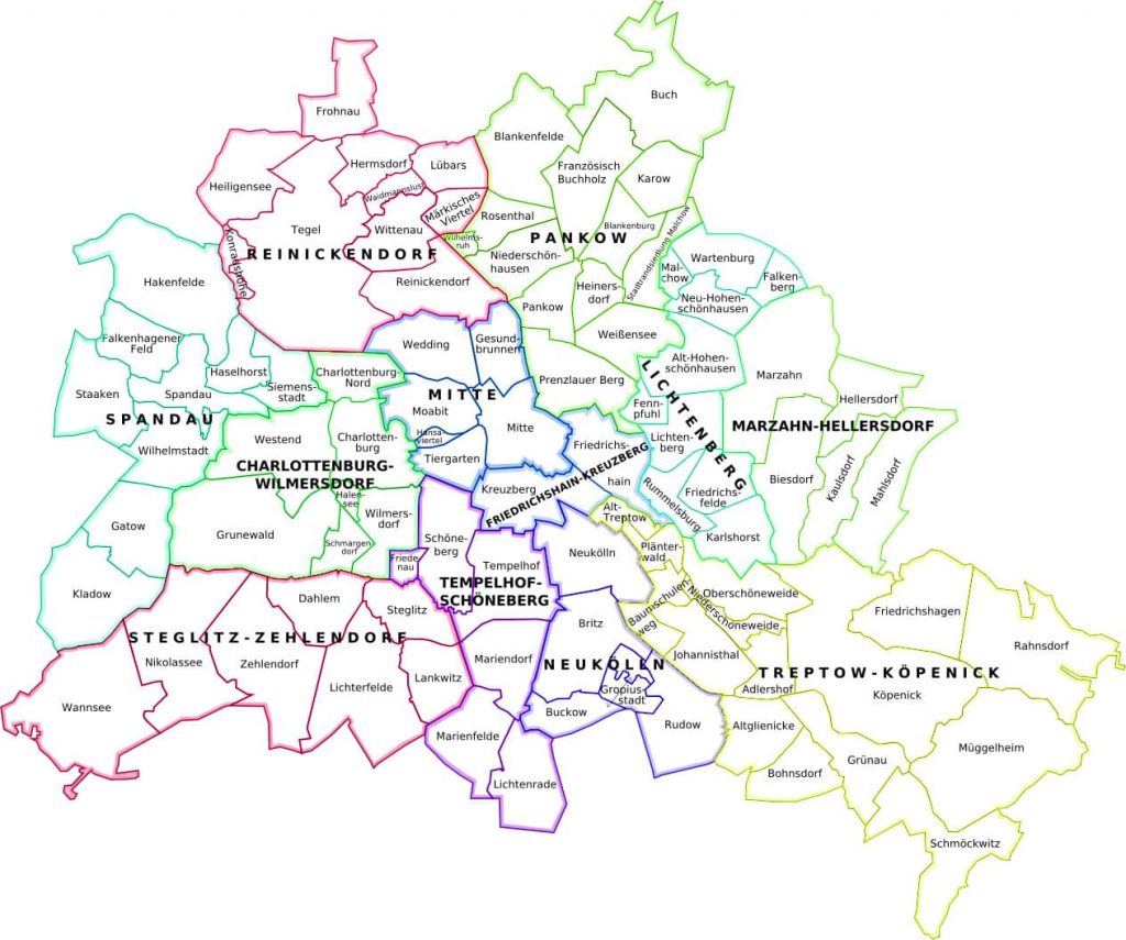 Map of Berlin