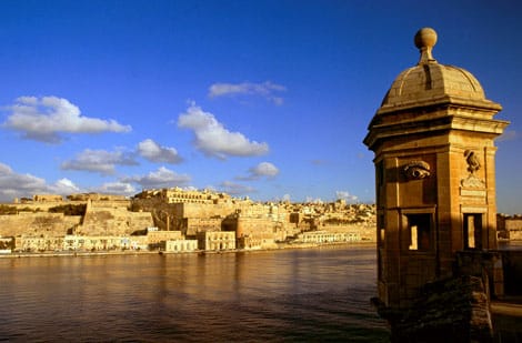 A picture if Valletta in malta