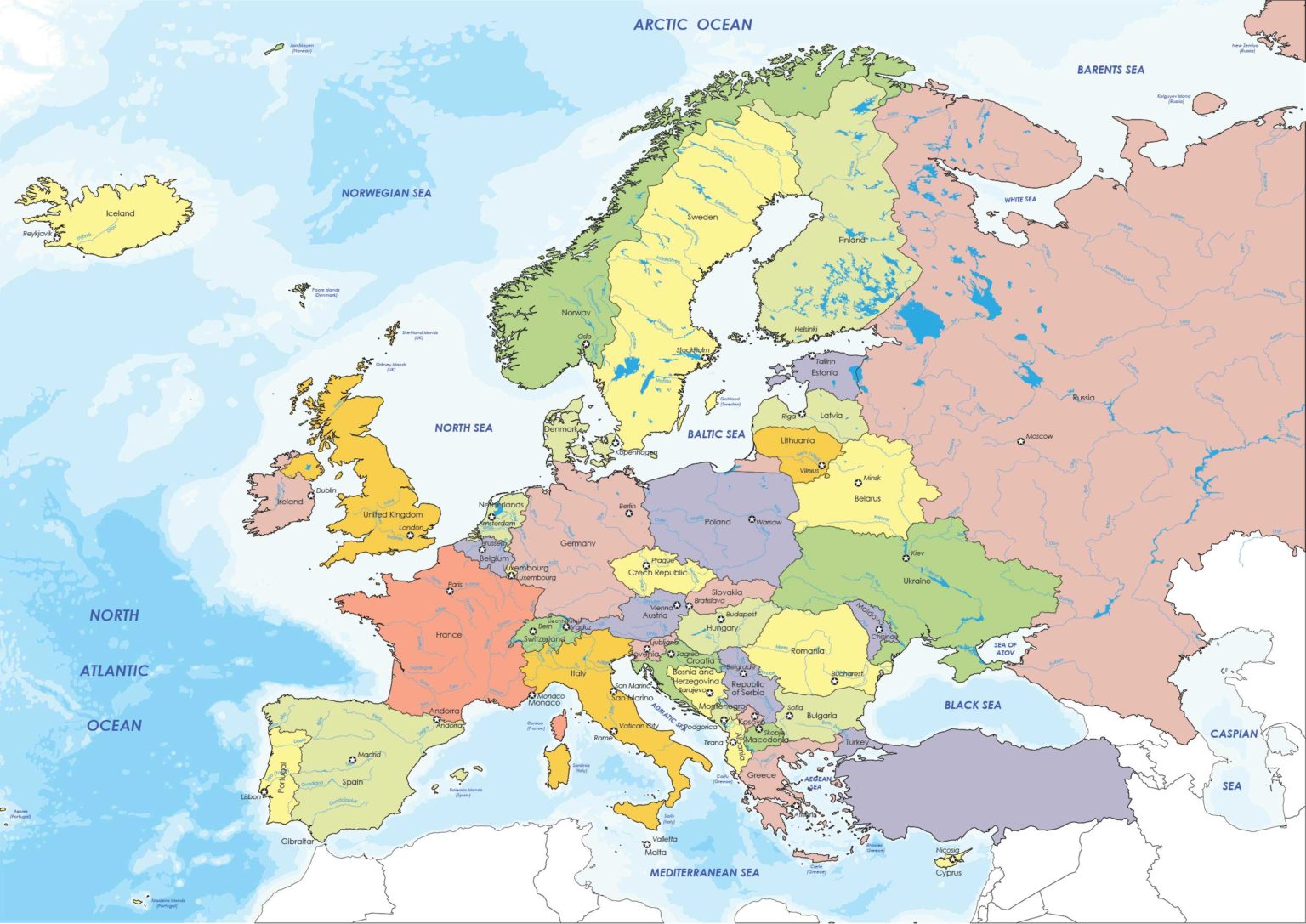 map of europe countries        <h3 class=