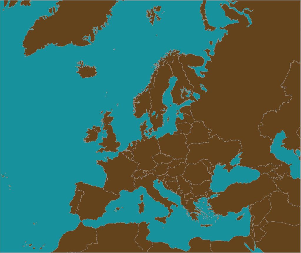 Blank Map of Europe | Map of Europe | Europe Map