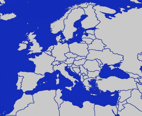 EU Map Map Of Europe Europe Map   Blank Map Of Europe 600x490 