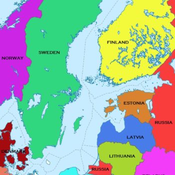 Map of the Baltic Region