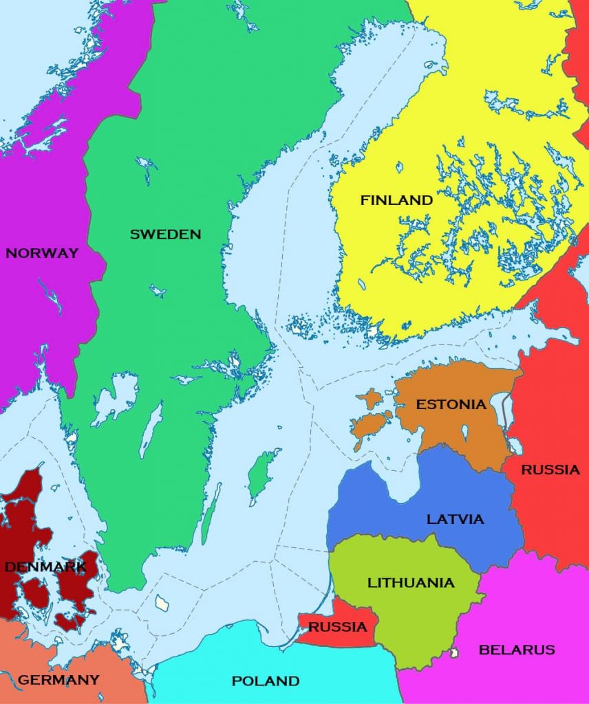 Baltic region and sea