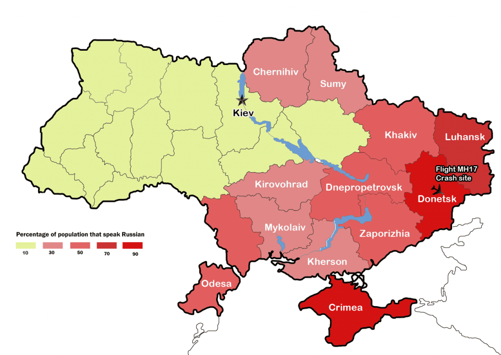 political-map-of-the-ukraine-war-and-mh17-crash-site