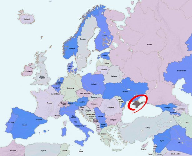 map of Europe 2016