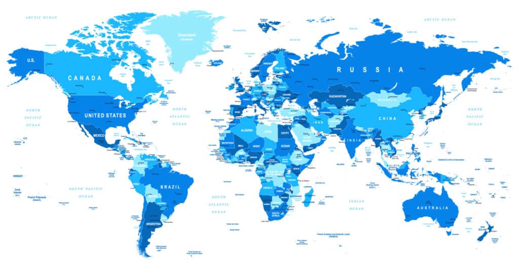 map of the world 2023