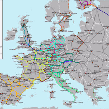 Rail Europe Map 2020