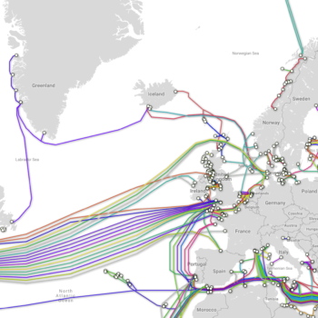 Europe Undersea Cable Map