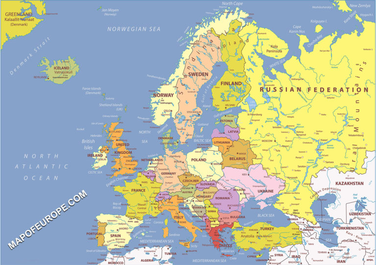 Europe Map 2020 768x541 