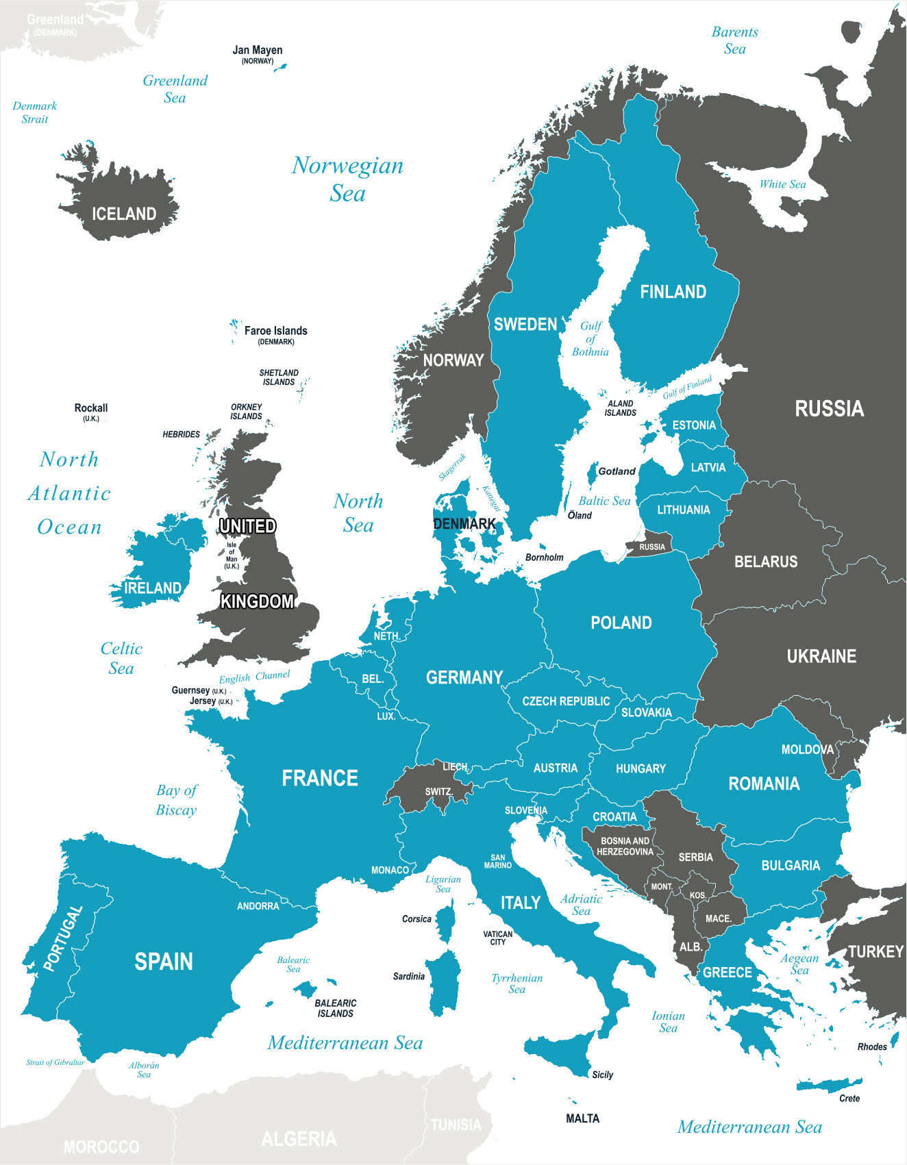 map of europe today 2020 Eu Map 2020 Map Of The Eu map of europe today 2020