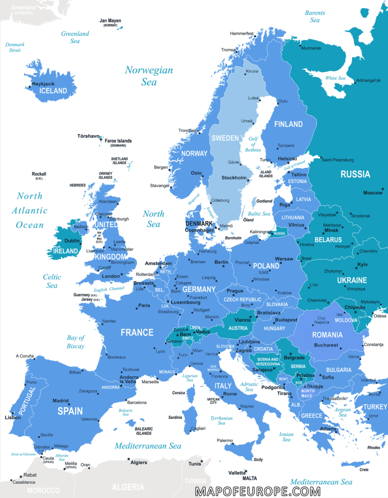Map of NATO 2023